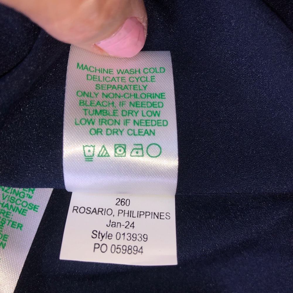 Lilly Pulitzer Trini Shift in True Navy New Size 10 - Picture 12 of 14